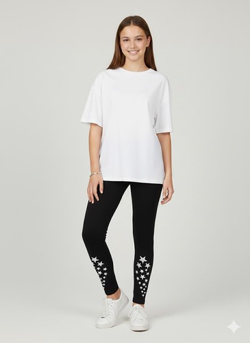 Leggings 140 146 schwarz - gr., 140/146
