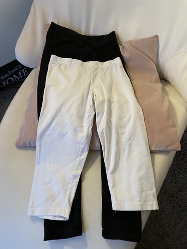 Kurze leggings schwarz - schwarz, weiß