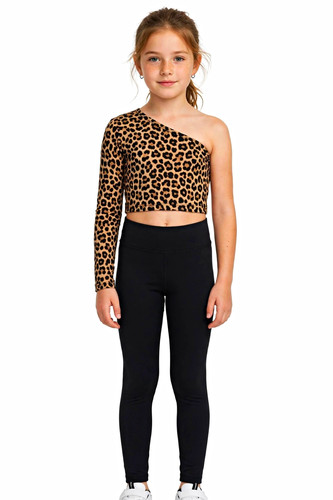Mädchen one shoulder crop top - one-shoulder, crop-top